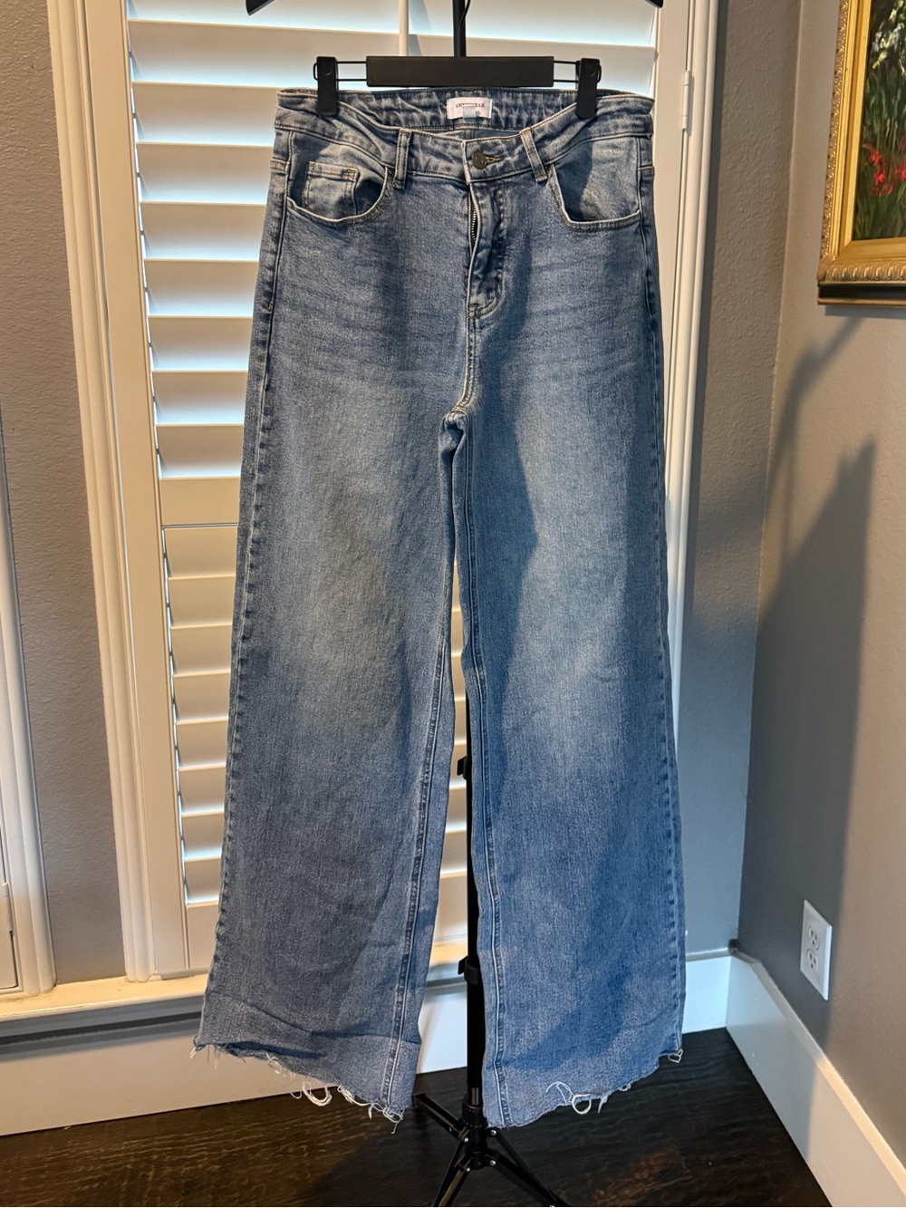Anniewear Denim Wide Leg Jeans - Long Length (Sz L). NWOT